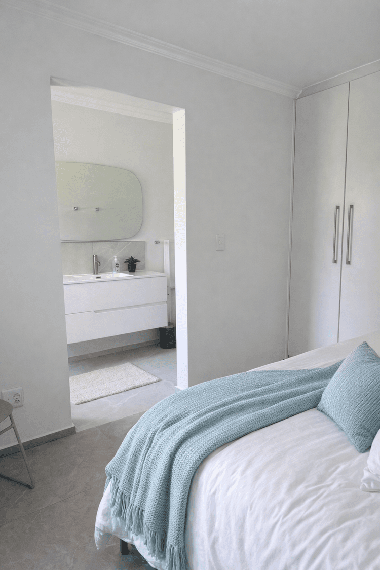 Bedroom with ensuite bathroom