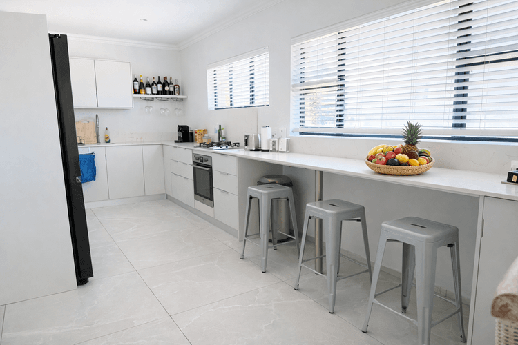 Modern kitchen with bar