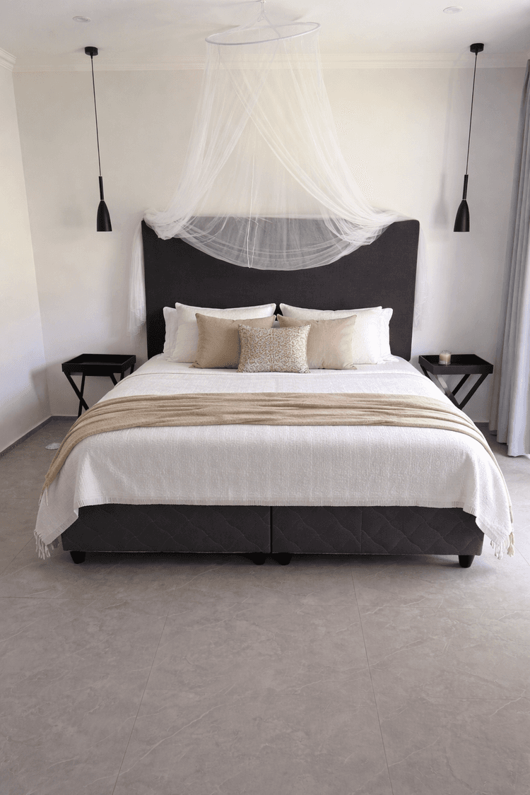 Master bedroom with canopy